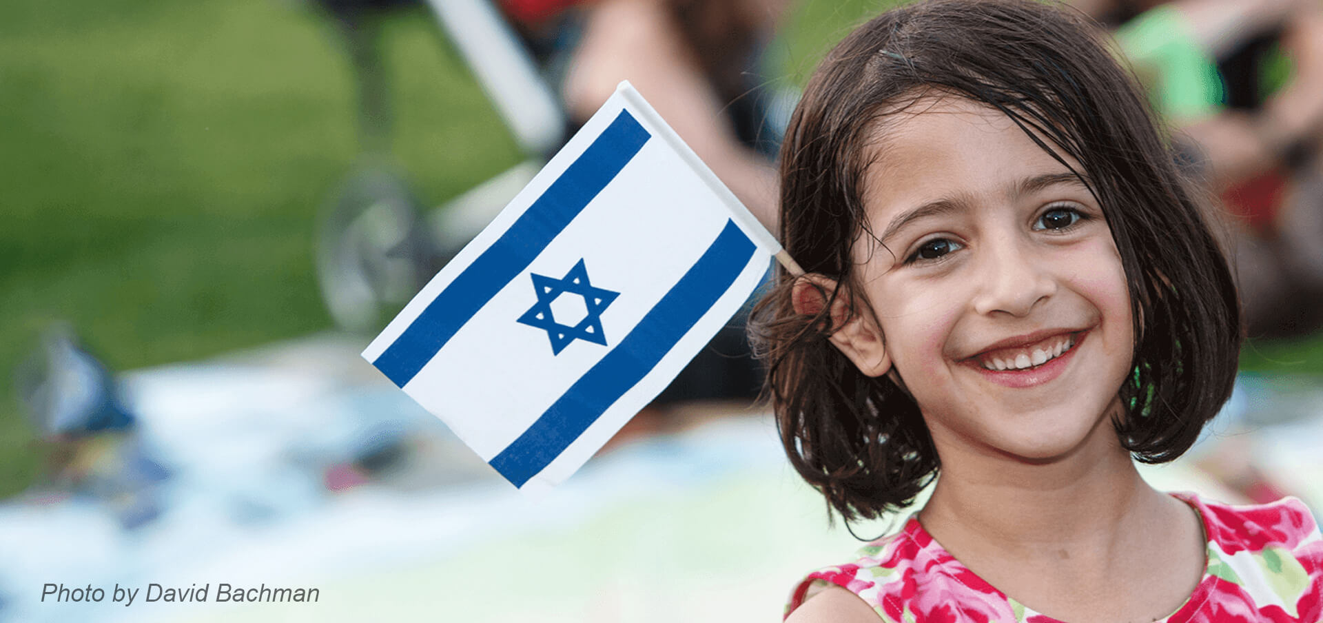 Celebrate Israel Week|Yom Haatzmaut happy girl and Israeli flag - Photo by David Bachman|