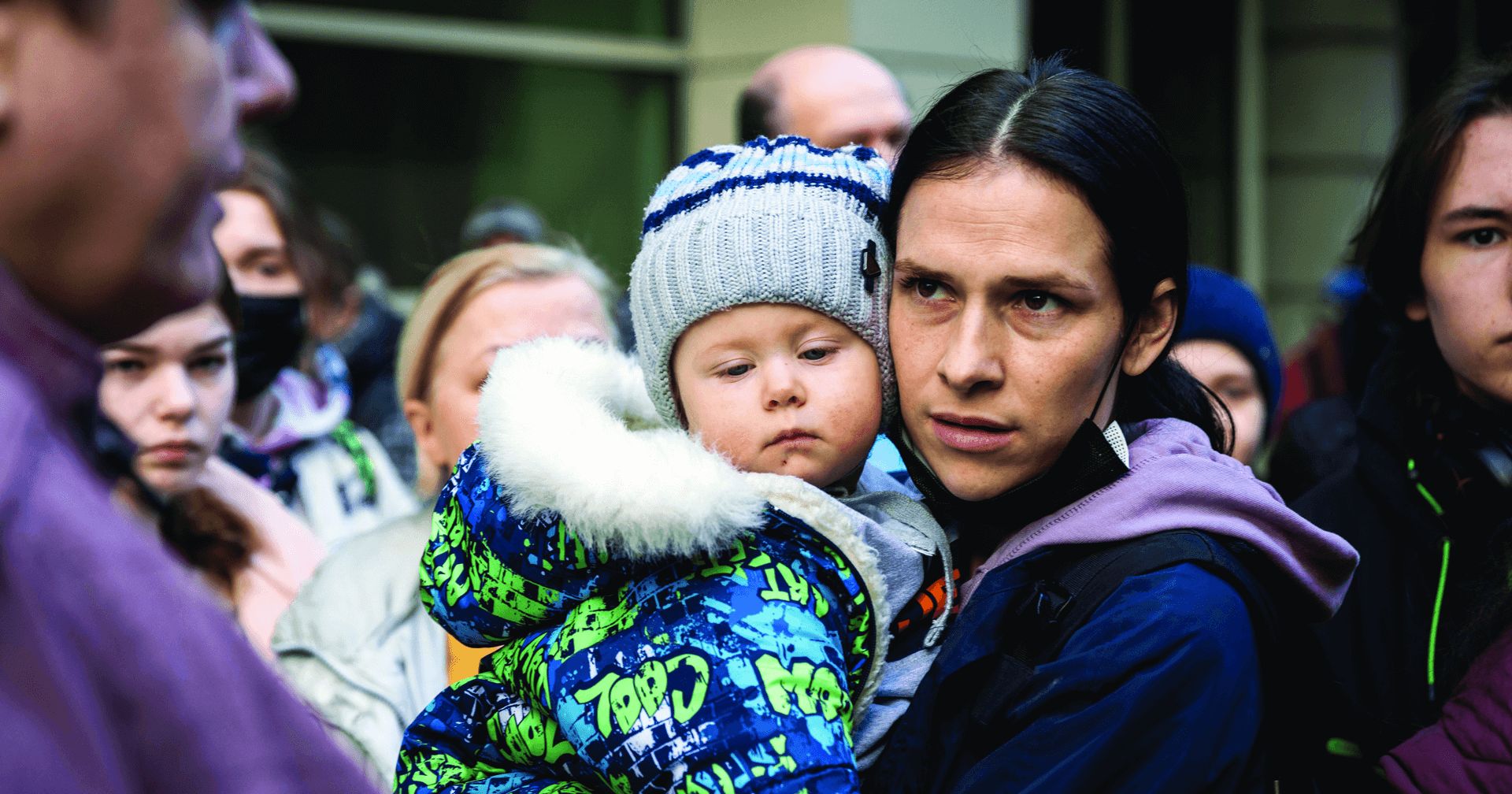 Ukrainian Jewish refugees leaving Warsaw for Israel_ Photo by Olivier Fitoussi for The Jewish Agency for Israel 3-6-2022