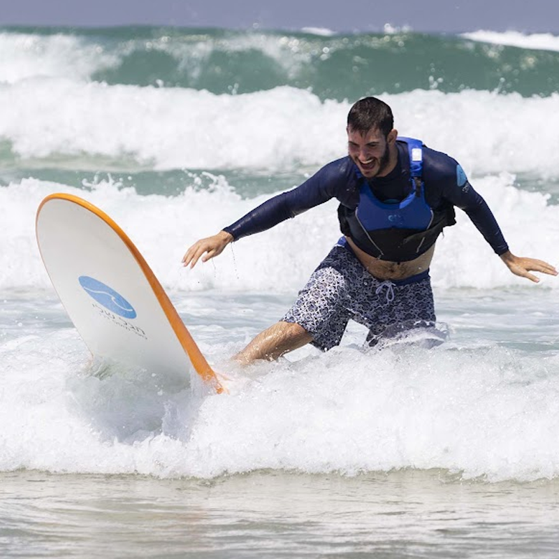 surfing in Tel Aviv