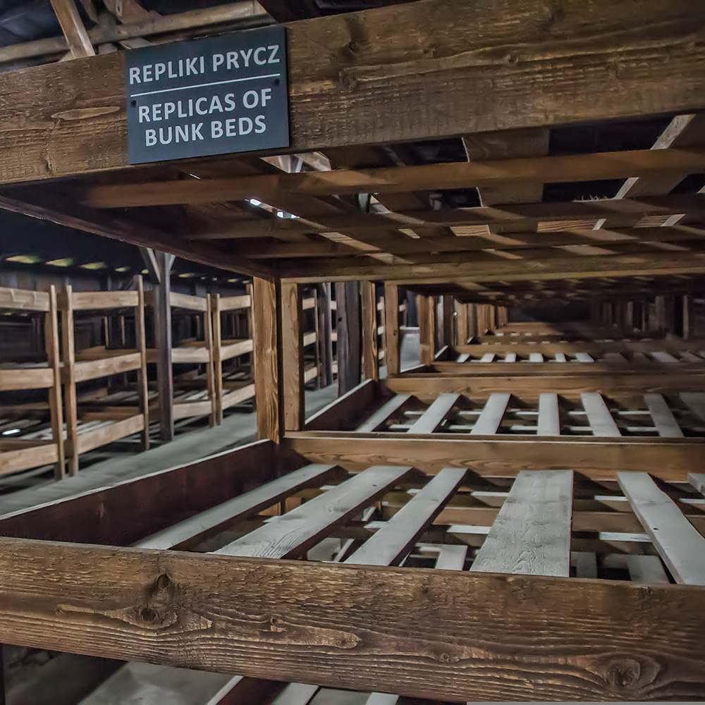 Auschwitz bunks