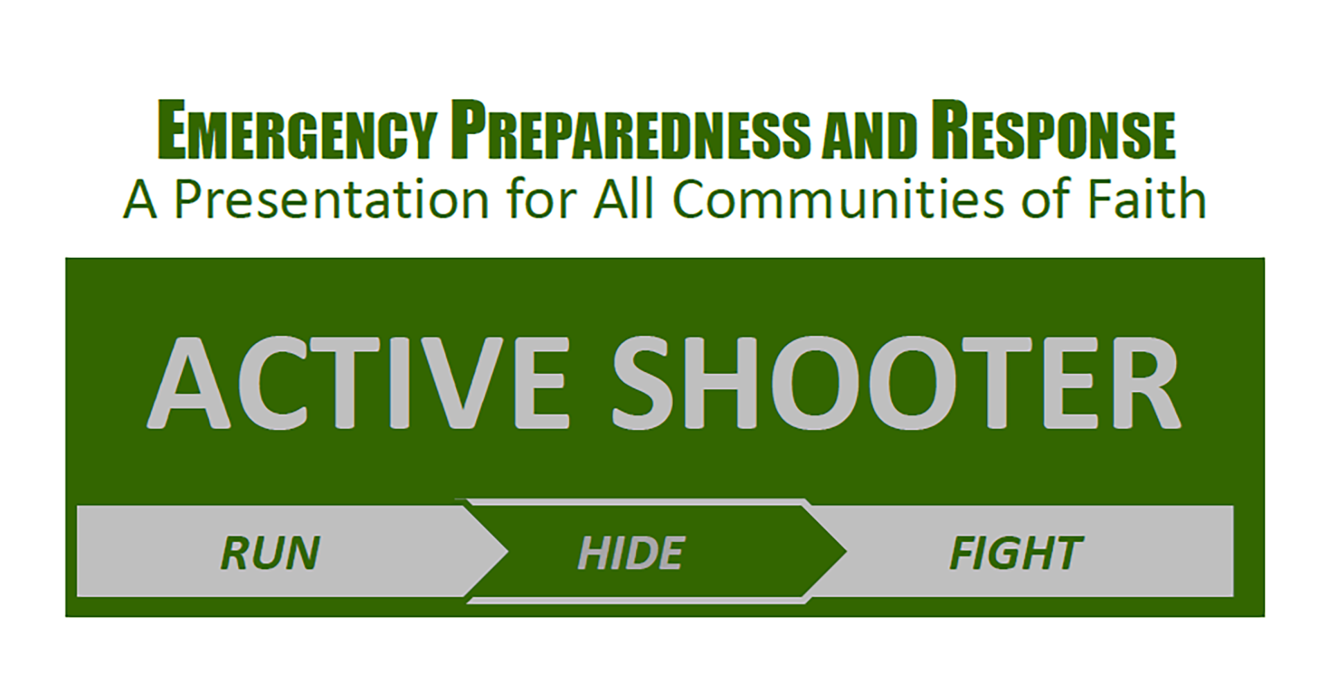 House of Worship Active Shooter Training 11-9-2023