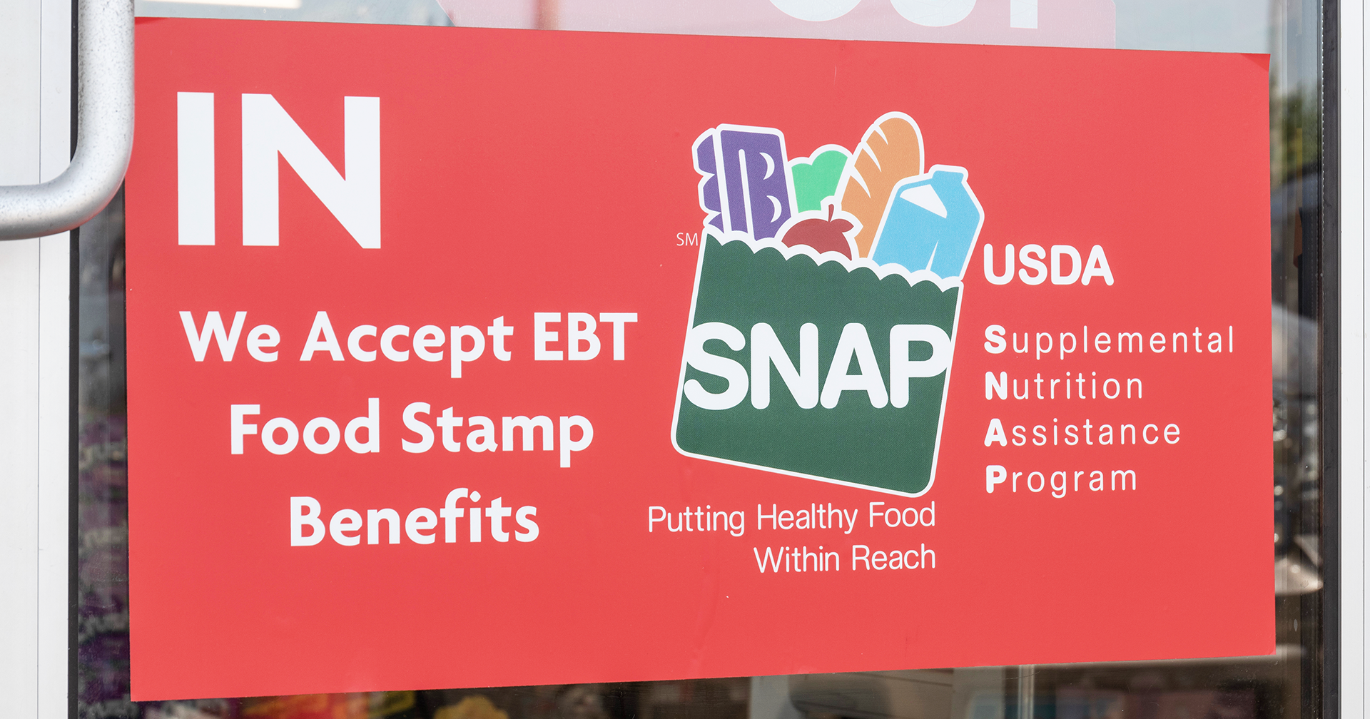 We Accept SNAP EBT